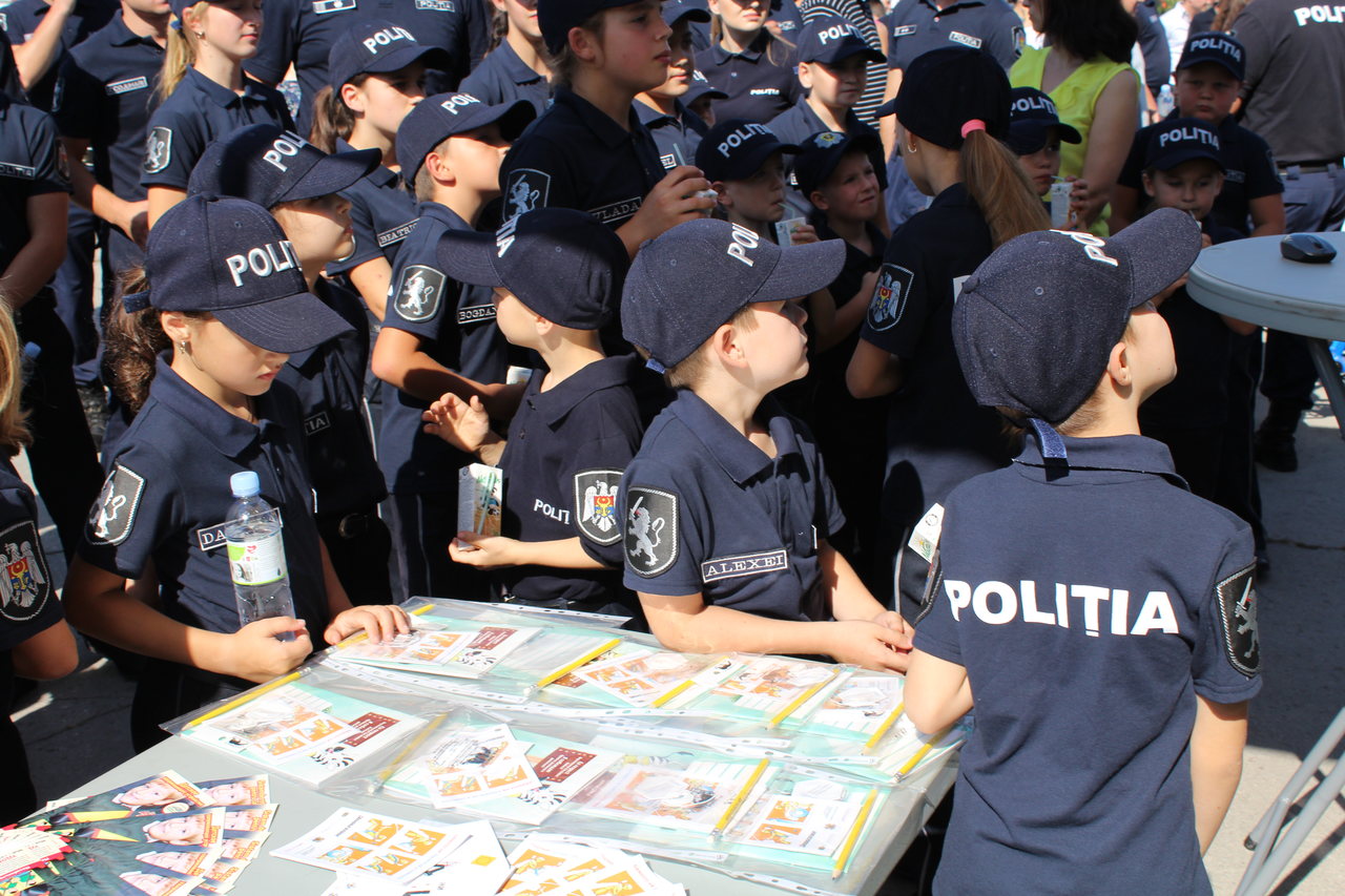 Lansarea plutonului de poliţişti juniori al INP