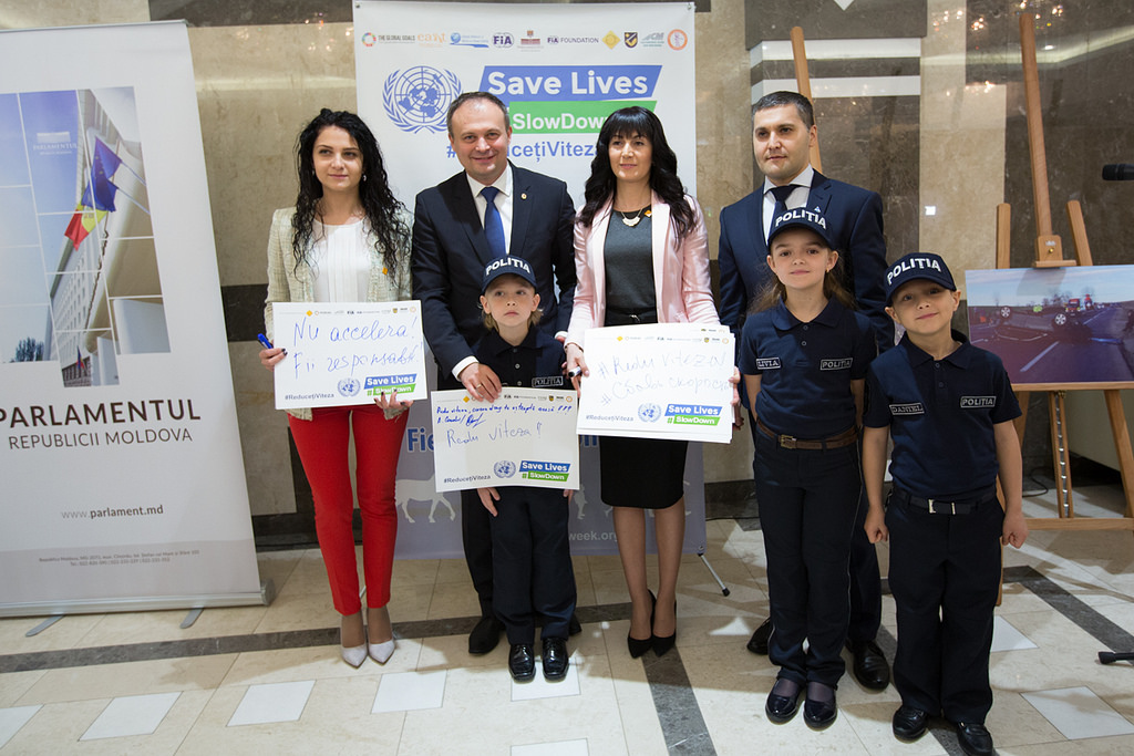 La Chișinău a fost dat startul celei de-a IV-a ediții a Săptămânii Globale pentru Siguranța Rutieră!