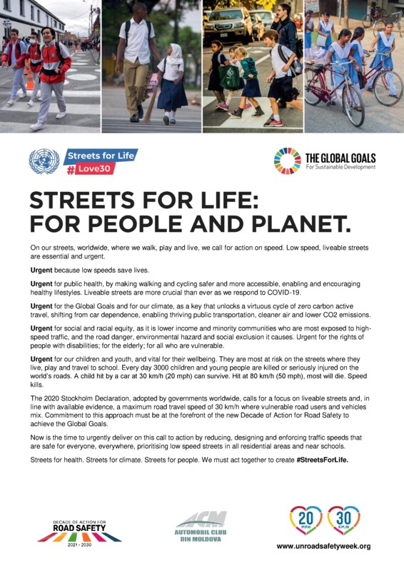 STREETS FOR PEOPLE AND PLANET