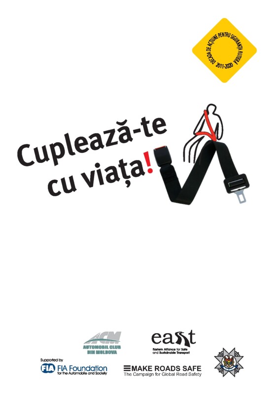Broşura "Centura de siguranţă"